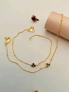 Anouk Gold-Toned Gold-Plated Anklet