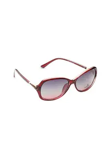 HASHTAG EYEWEAR Women Butterfly Sunglasses with Polarised and UV Protected Lens 8231