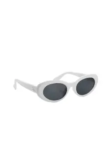 HASHTAG EYEWEAR Women Oval Sunglasses with UV Protected Lens 58030-C4