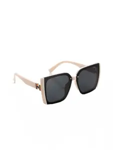 HASHTAG EYEWEAR Women Square Sunglasses with UV Protected Lens 58013-C4