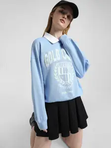 ONLY Women Alphanumeric Printed Pullover