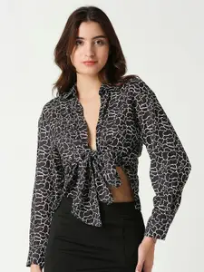 Remanika barbie doll Classic Abstract Cotton Printed Casual Shirt