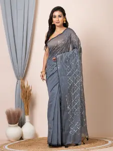 Laa Calcutta Embellished Sequinned Saree