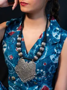 Binnis Wardrobe German Silver Silver Plated Necklace