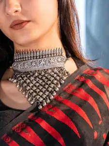 Binnis Wardrobe German Silver Silver Plated Necklace