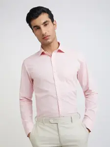 Park Avenue Slim Fit Micro Checks Formal Shirt