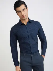 Park Avenue Slim Fit Printed Formal Shirt
