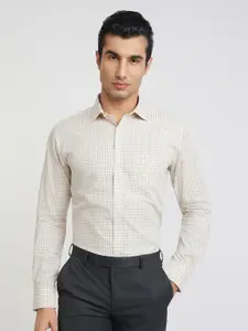Park Avenue Slim Fit Checked Pure Cotton Formal Shirt
