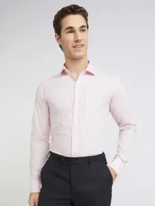 Park Avenue Slim Fit Checked Pure Cotton Formal Shirt