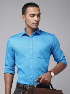 Park Avenue Self Design Slim Fit Opaque Formal Shirt