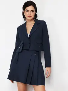 Trendyol Notched Lapel Long Sleeves Single Breasted Blazer