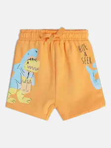 MINI KLUB Infants Boys Graphic Printed Pure Cotton Shorts