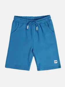 MINI KLUB Boys Mid-Rise Regular Fit Cotton Shorts