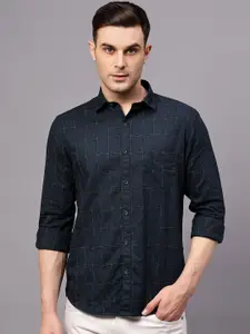 Cantabil Comfort Opaque Checked Cotton Casual Shirt