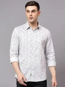 Cantabil Comfort Floral Opaque Paisley Printed Cotton Casual Shirt