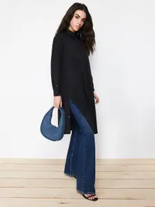 Trendyol Opaque Longline Casual Shirt