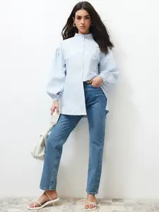 Trendyol Mandarin Collar Opaque Casual Shirt