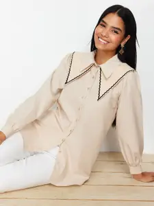 Trendyol Spread Collar Casual Shirt