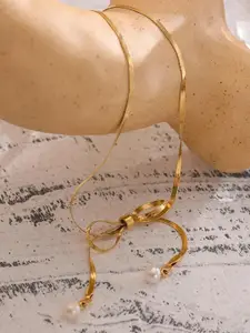 EL REGALO Gold-Plated Pearls Necklace