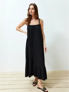 Trendyol Shoulder Straps Sleeveless A-Line Maxi Dress