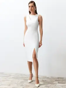Trendyol Round Neck Sleeveless Bodycon Dress