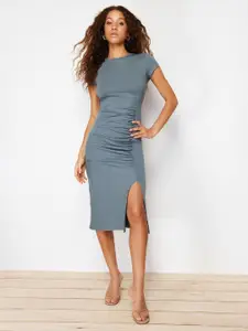Trendyol Sheath Side Slit Midi Dress