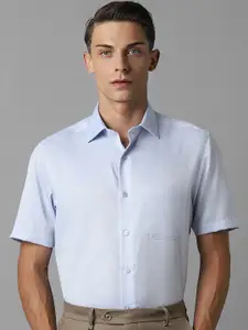 Louis Philippe Textured Pure Cotton Formal Shirt