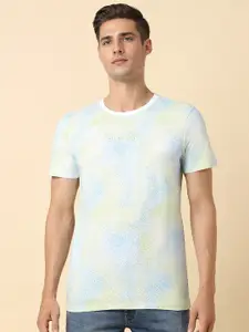 Allen Solly Abstract Printed Cotton Slim Fit T-shirt
