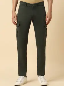 Allen Solly Men Slim Fit Low-Rise Cargos Trousers