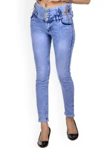 BAESD Girls Skinny Fit Heavy Fade Jeans