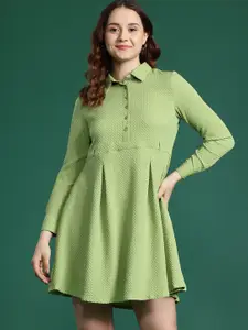 DressBerry Self-Design Shirt Mini Dress