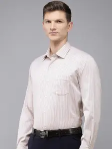 Van Heusen Pure Cotton Custom Fit Striped Formal Shirt