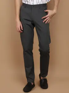 V-Mart Men Slim Fit Mid-Rise Cotton Chinos Trousers