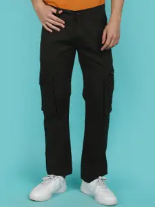 V-Mart Men Mid-Rise Regular Fit Cargo Jogger Trouser