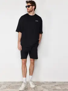 Trendyol Drop Shoulder Sleeves Pure Cotton Tracksuits