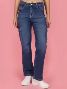 V-Mart Women High-Rise Low Distress Light Fade Jeans