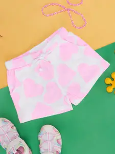 Pantaloons Junior Girls Conversational Printed Pure Cotton Shorts
