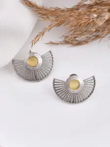 DASTOOR Silver-Plated Contemporary Drop Earrings