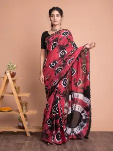 Kishori Sarees Tie and Dye Pure Cotton Saree