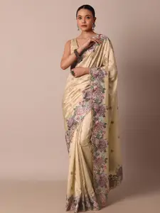 KALKI Fashion Floral Embroidered Saree
