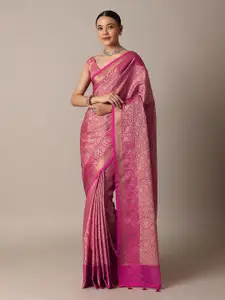 KALKI Fashion Ethnic Woven Design Motifs Zari Saree
