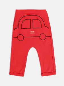 MINI KLUB Infant Boys Graphic Printed Pure Cotton Joggers