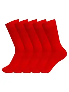 Supersox Boys Pack Of 5 Calf Length Socks