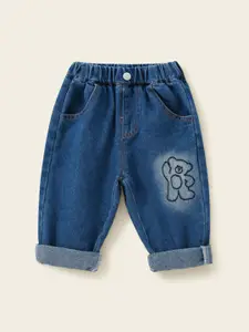 INCLUD Girls Clean Look Cotton Jeans