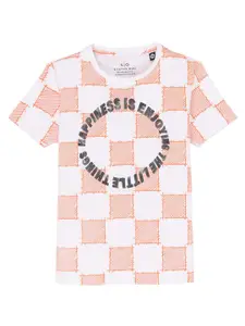 Status Quo Boys Typography Printed Round Neck Cotton T-shirt
