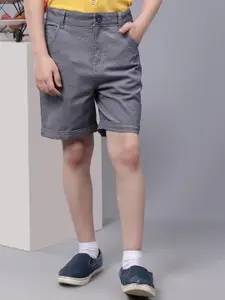 One Friday Boys Abstract Print Cotton Shorts