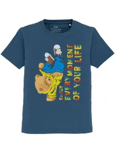 Status Quo Boys  Typography Printed Round Neck T-shirt
