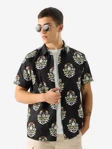 The Souled Store Floral Opaque Printed Cotton Casual Shirt