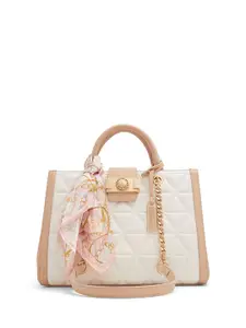 ALDO Structured Satchel with Bow Detail