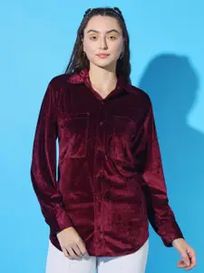 BAESD Smart Spread Collar Casual Shirt